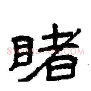睹