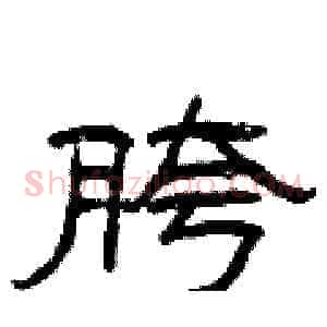 胯