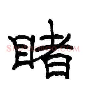 睹
