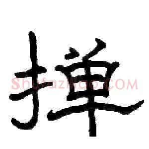 掸