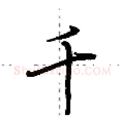 千硬笔行书写法,摘自荆霄鹏硬笔书法字帖