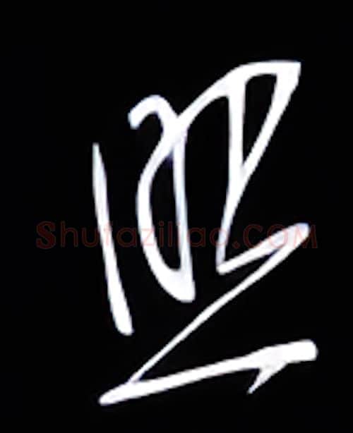 照硬笔行书写法,摘自金泽珊硬笔书法字帖