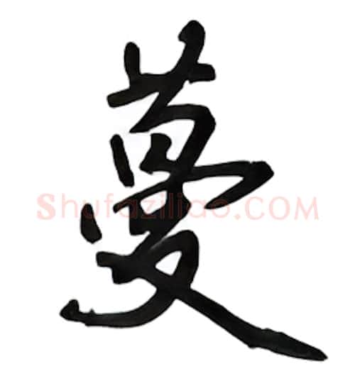 蔓硬笔行书写法,摘自吴玉生硬笔书法字帖