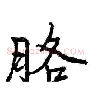 胳