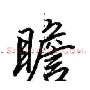 瞻
