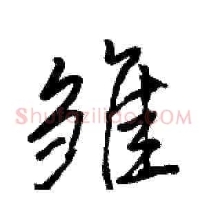 雏