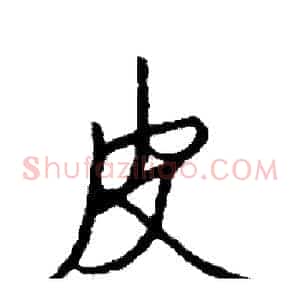 皮