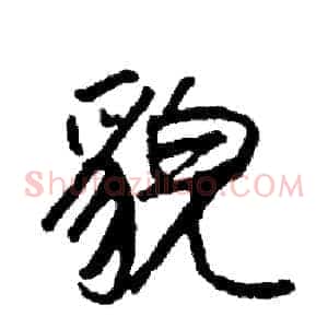 貌