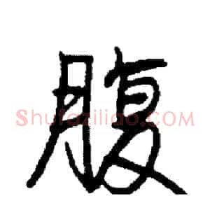 腹