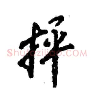 抨