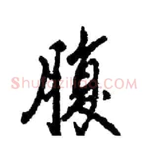 腹