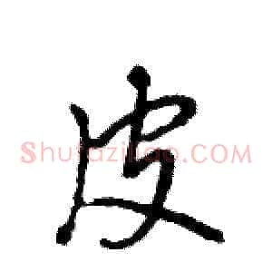 皮