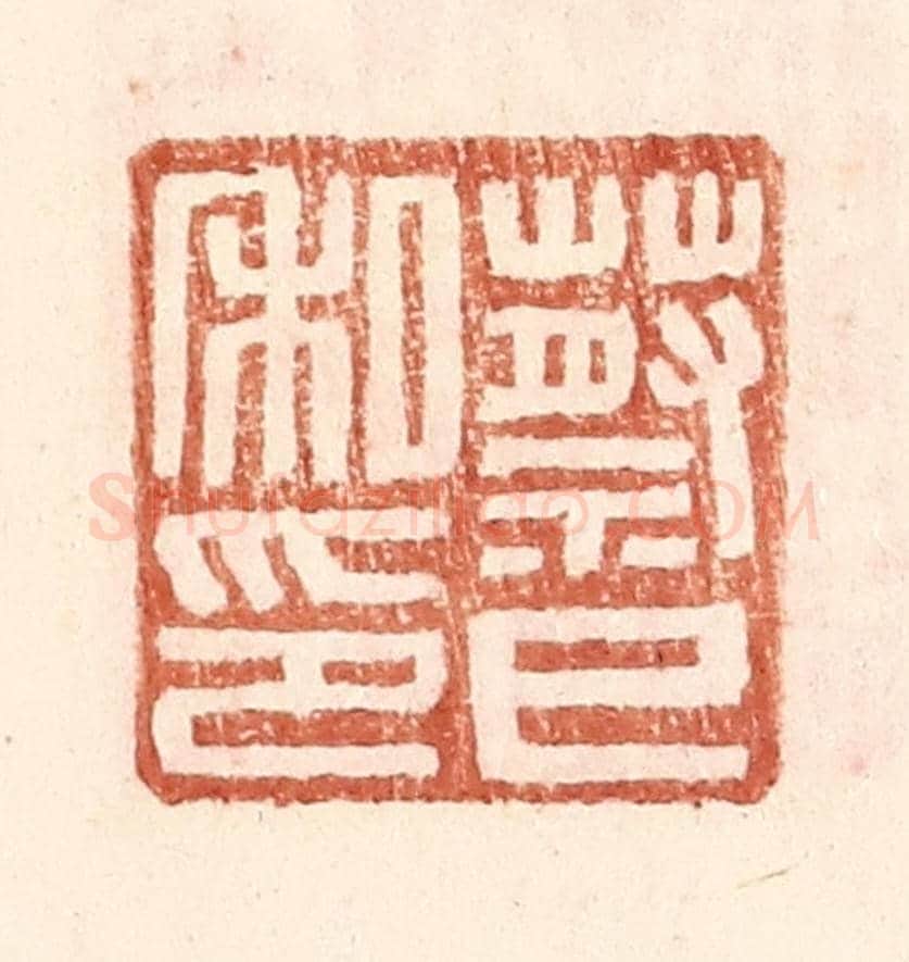 明 王常《蔡巳私印》篆刻印章作品