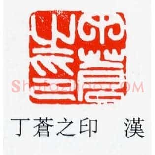 丁蒼,苍之印